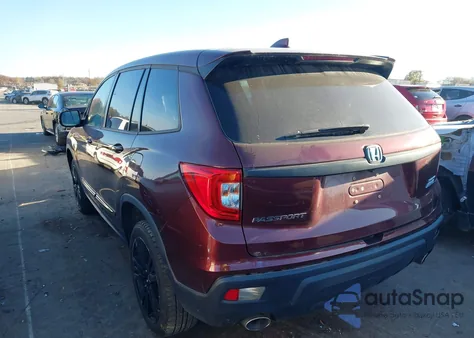 2019 Honda Passport Sport from USA, damaged, VIN 5FNYF8H21KB008778